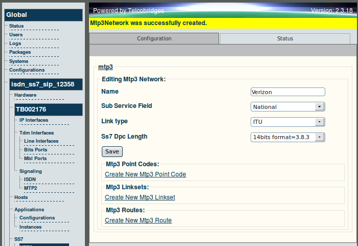 Web Portal v2.3 MTP3 Network Created.png