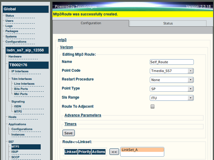 Web Portal v2.3 MTP3 Route Created.png