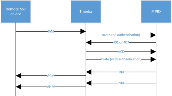 SIP Authentication TDM-IP INVITE